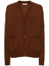 Mohair blend knit cardigan - The Frankie Shop - Men Luisaviaroma at Luisaviaroma