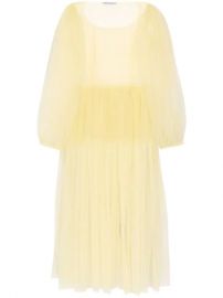 Molly Goddard Bronwyn Tulle midi-dress - Farfetch at Farfetch