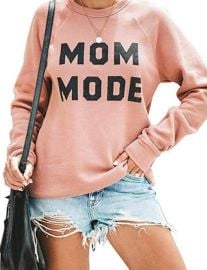 Mom Mode Sweatshirt  at Amazon