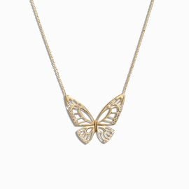 Monarch Butterfly Necklace  Vermeil  NYRELLE at Nyrelle