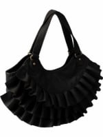 Mona's black ruffled bag at Old Navy at Oldnavy