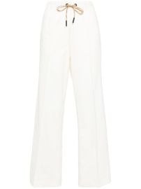 Moncler Grenoble elasticated-waist Cotton Track Pants Neutrals at Farfetch
