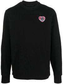 Moncler logo-patch Cotton Sweatshirt - at Farfetch