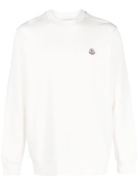 Moncler logo-patch long-sleeve Sweatshirt - at Farfetch