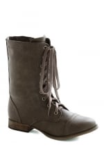 Mondays Motivator Boot in Stone at Modcloth