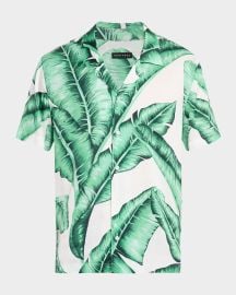 Monfrere Mens Bond Beverly Hills Palms Camp Shirt at Neiman Marcus