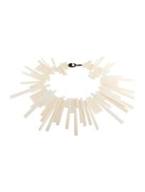 Monies Horn Spike Collar Necklace at The Real Real