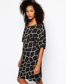 Monkey printed tshirt dress at Asos