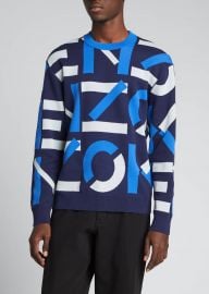 Monogram Knit Sweater at Bergdorfgoodman