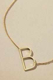 Monogram Pendant Necklace at Anthropologie