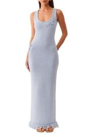 Monroe Reversible Metallic Knit Maxi Sweater Dress at Nordstrom