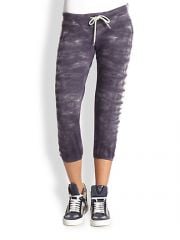 Monrow - Tie-Dye Cropped Sweatpants at Saks Fifth Avenue