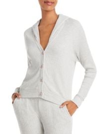 Monrow Ribbed Hooded Cardigan   Bloomingdales at Bloomingdales