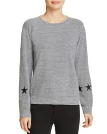 Monrow Star Sleeve Sweatshirt at Bloomingdales