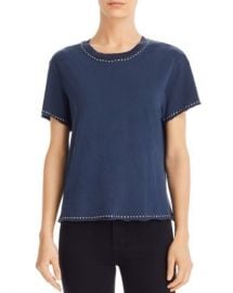 Monrow Studded Crewneck Tee Women - Bloomingdale s at Bloomingdales