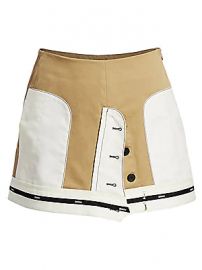 Monse - Inverted Twill Mini Skirt at Saks Fifth Avenue