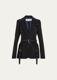 Monse Grommet Harness Jacket at Bergdorf Goodman