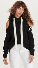 Monse Halter Knit Hoodie at Shopbop