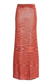 Monse Space-Dyed Knit Maxi Skirt By Alexis at Moda Operandi