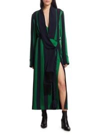 Monse Striped Robe Midi Dress on SALE at Saks Off 5th