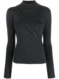 Monse hook-detail mock-neck Jumper - at Farfetch