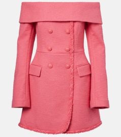Montana crpe minidress in pink - Rebecca Vallance at Mytheresa