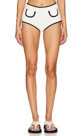 Montce X Olivia Culpo Binded Polly Bikini Bottom In Cream Terry Rib at Revolve