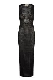 Monte Carlo Dress - Black Lace Crochet Monday Swimwear at Monday Swimwear