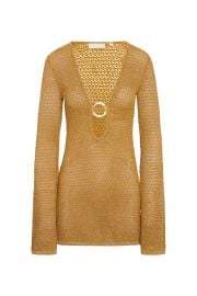 Montego Mini Dress - Antique Gold Lace Crochet Monday Swimwear at Monday Swimwear