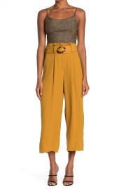 Moon River   Belted Wide Leg Pants   Nordstrom Rack at Nordstrom Rack