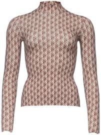 Moon diamant long sleeve second skin top - Marine Serre - Women Luisaviaroma at Luisaviaroma