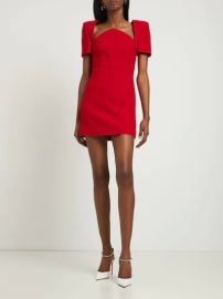 Moon wool crepe mini dress - Roland Mouret - Women Luisaviaroma at Luisaviaroma