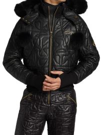 Moose Knuckles x Telfar Unisex Leather Bomber Jacket by Moose Knuckles at Saks Fifth Avenue