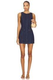 More To Come Genie Mini Dress In Dark Blue at Revolve