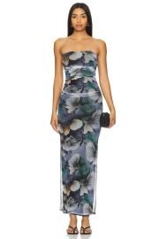 More To Come Sammie Maxi Dress In Blue Floral at Revolve