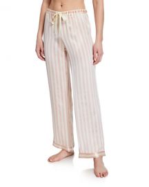 Morgan Lane Chantal Petal Stripe Lounge Pants at Neiman Marcus