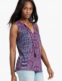 Mosaic Print Tank by Lucky Brand at Lucky Brand