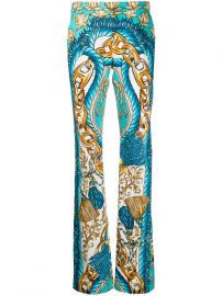 Moschino Baroque Print Trousers at Farfetch