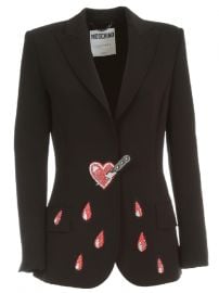 Moschino Bleeding Heart Jacket at Cettire