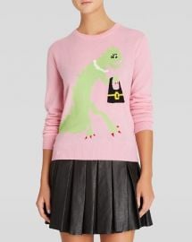 Moschino Cheap And Chic Pullover - Dinosaur with Bag Graphic Cashmere at Bloomingdales