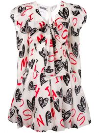 Moschino Heart Print Dress - Farfetch at Farfetch