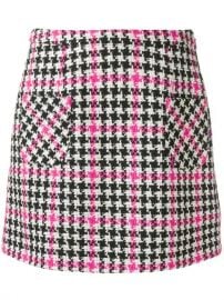 Moschino Houndstooth Mini Skirt at Farfetch