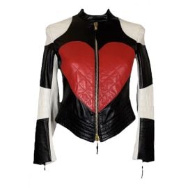 Moschino Leather Biker Jacket at Vestiaire Collective