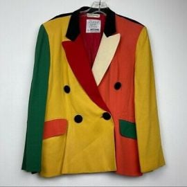 Moschino Rare Cheap amp Chic Colorblock Blazer at eBay