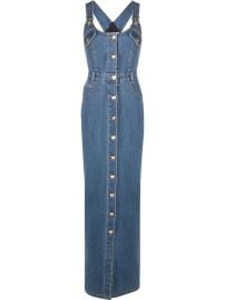 Moschino button-front Denim Dress - at Farfetch