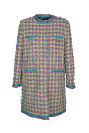 Moschino long tweed jacket at Shoptiques