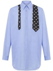 Moschino tie-print Shirt Purple at Farfetch
