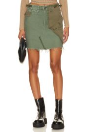 Mother G I Jane Distressed Miniskirt at Revolve