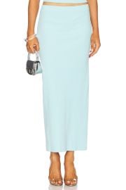 Mother Of All Antonia Skirt In Turquoise at Revolve