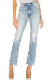 Mother Rider Skimp High Waist Straight Leg Jeans in The Confession at Revolve